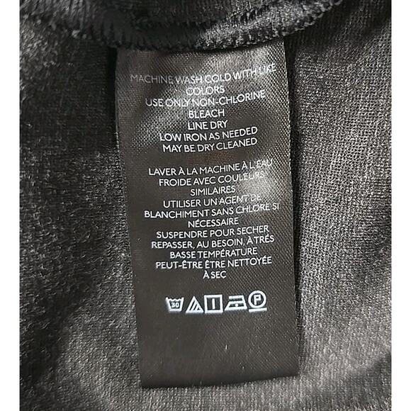 Anthropologie Maeve Womens The Sabine Pull-On Flare Pant Sz L Zippered Leg Grey - Picture 12 of 15